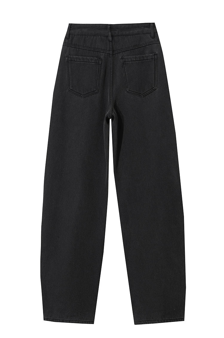 AMII Wide-Leg Warm Jeans – Winter 2025 | Women's