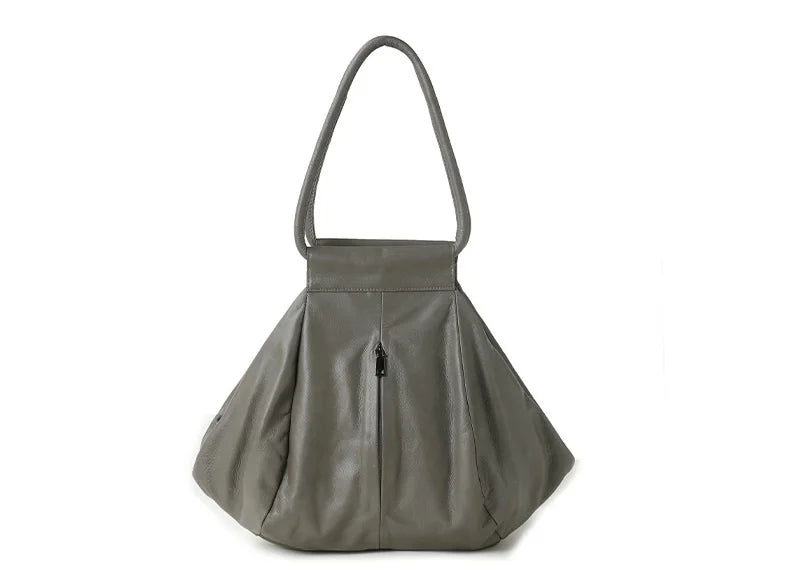Slouchy Soft Cowhide Large Capacity Purses Handbags For Women 2026 Genuine Leather Shoulder Bags Travel Bag Underarm Wrist Bags
