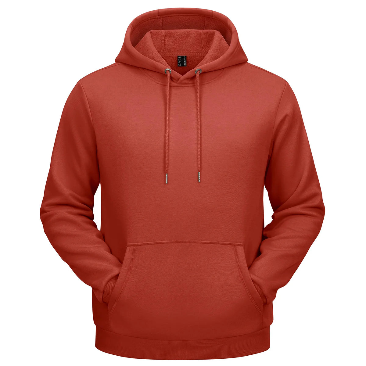 TACVASEN Autumn Winter Fleece Hoodies Mens Thermal Warm Hooded Sweatshirts Pockets Casual Hoodies Pullover Tops Male