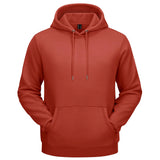 TACVASEN Autumn Winter Fleece Hoodies Mens Thermal Warm Hooded Sweatshirts Pockets Casual Hoodies Pullover Tops Male