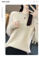 Women's Merino Wool Crew Neck Sweater