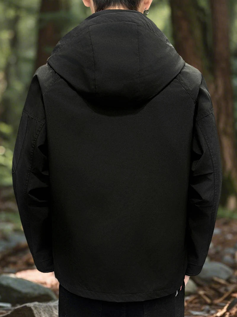 Men’s Lightweight Waterproof Hooded Softshell Jacket