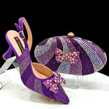 Venus Chan Pointed-Toe Heels & Handbag Set for Women