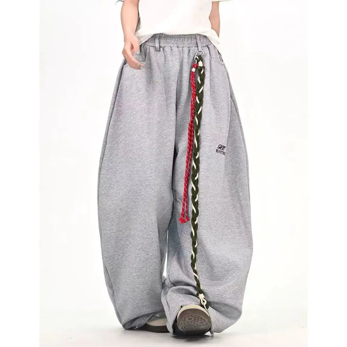 Men's Wide-Leg Baggy Pants
