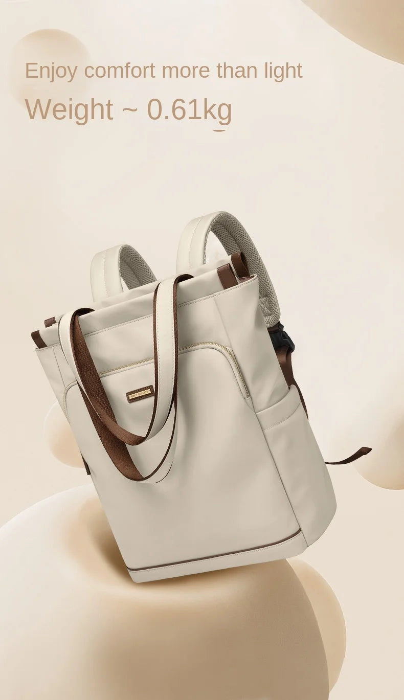 GOLF Backpack for Women Convertible Shoulder Bag Ladies Aesthetic School Backpack with 15.6" Laptop Compartments Secret Pocket
