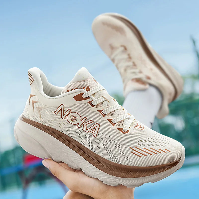 New Fashion Men Light Running Shoes Cushion Training Shoes Lightweight Wear-Resistant Sneakers