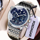POEDAGAR Men's Luxury Chronograph Wristwatch