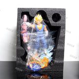 NEW Son Goku Figure Dragon Ball Anime Super Saiyan Goku Vs Majin Buu Action Figures Statue Collection Model Kids Toys Birthday