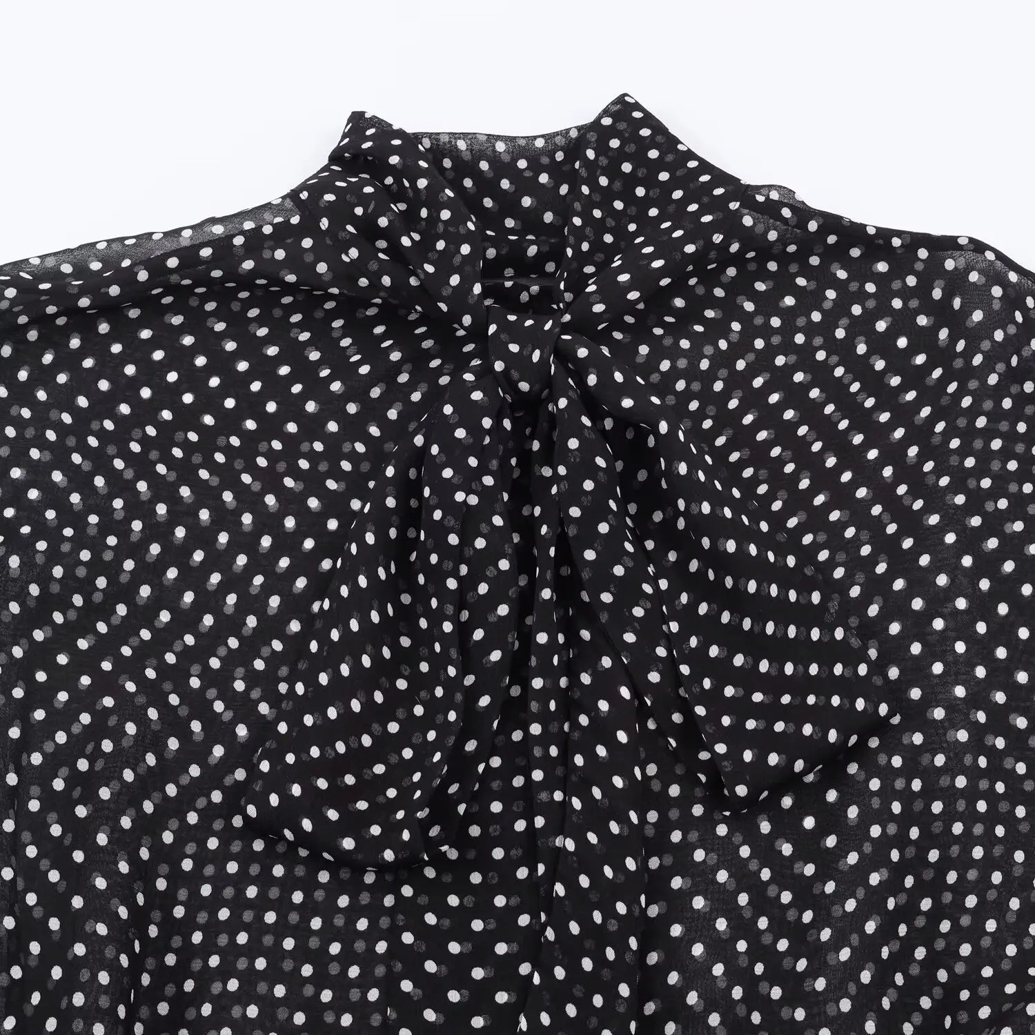 Polka Dot Printed Midi Skirts Two Piece Sets for Women 2025 Summer Chic Bow Tied Blouse Top Suits Woman 2 Piece Outfits