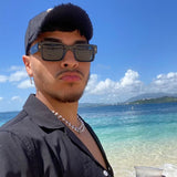 Retro Square Sunglasses – UV400 Luxury Shades