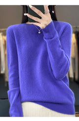 Women's Merino Wool Crew Neck Sweater