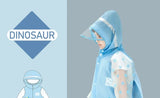 Kids Waterproof Cartoon Raincoat | Dinosaur & Unicorn