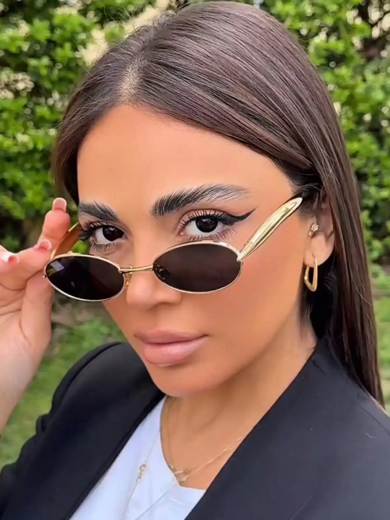 Large Frame Double Bridge Aviator Sunglasses | UV400