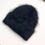 Fluffy Alpaca Wool Beanie | Women's Cozy Knit Winter Hat