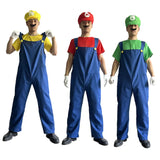 Mario & Luigi Costume Set for Men and Kids
