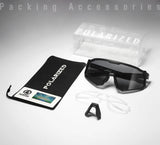 KDEAM High-End Sports Sunglasses Polarized Men's Cycling Glasses Dismountable TR90 Frame And Nose Pads Easy To Exchange
