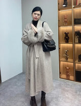 Double-Sided Wool & Fox Fur Jacket
