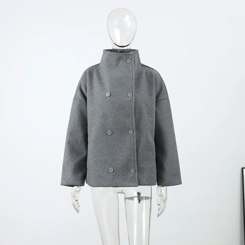 Women's Stand Collar Zip Jacket – Autumn/Winter