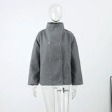 Women's Stand Collar Zip Jacket – Autumn/Winter