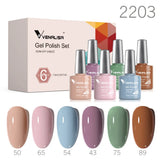 VENALISA 6-Piece Winter Gel Polish Set – HEMA & TPO Free