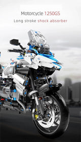 High Tech City Sports Rapid Racing Motorcycle Motorbike Locomotive Moc Modular Brick Model Building Blocks Boys Gifts Toys T4022