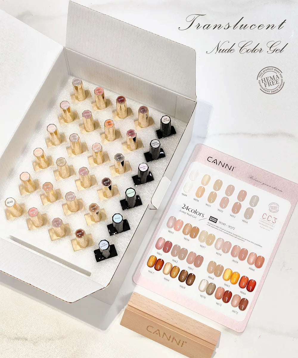 CANNI 30pcs Gel Polish Kit – HEMA & TPO Free CC Collection