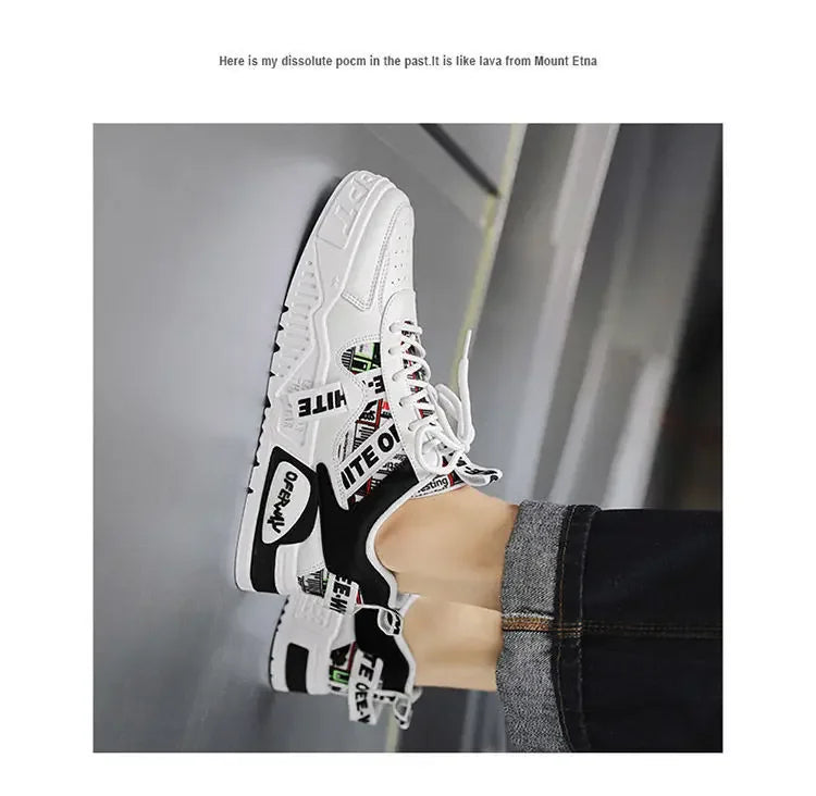 Men’s Premium Leather Skate & Sports Sneakers