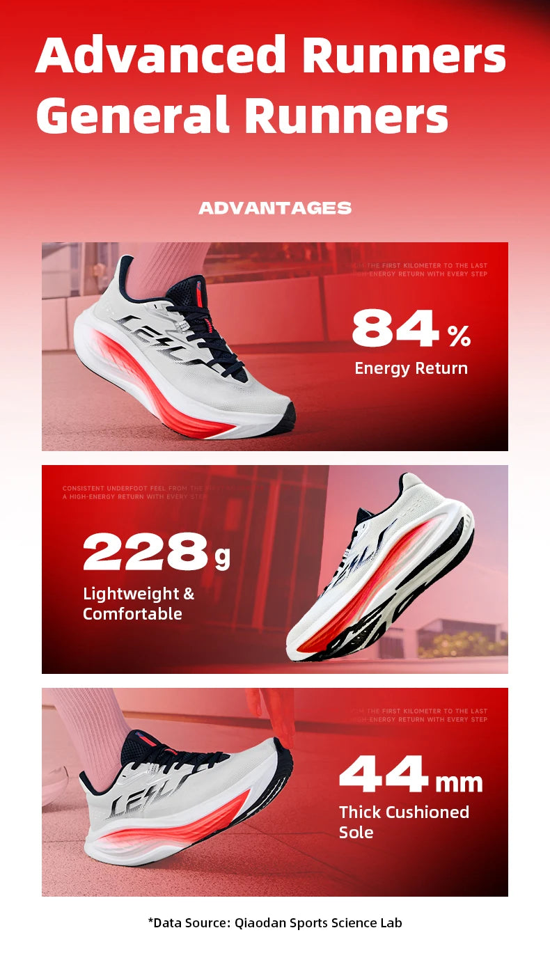 QIAODAN LEILI Men's Cushioned Running Shoes