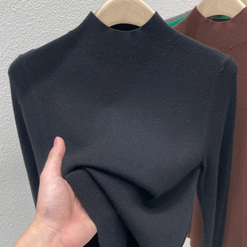 Women’s Slim Fit Knitted Turtleneck Sweater
