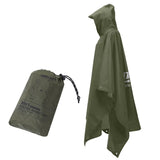 Men's Waterproof Hooded Raincoat – All-Weather Poncho