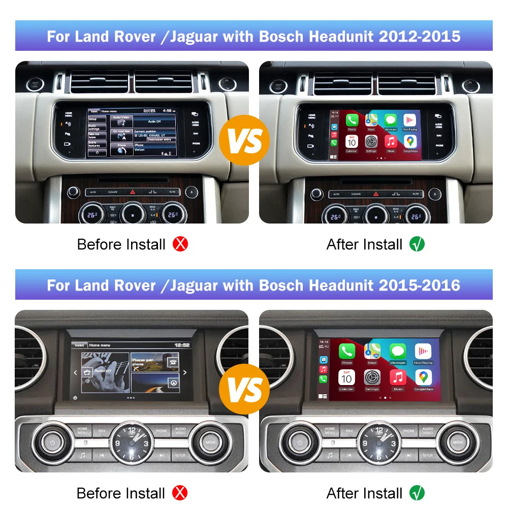 Wireless CarPlay & Android Auto for Land Rover & Jaguar