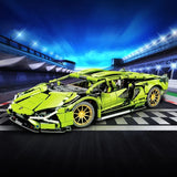 Technical Super Speed Sports Car Building Block Model Remote Control Vehicle Assemble Brick Desk Decor Toys for Kid Adult Gift