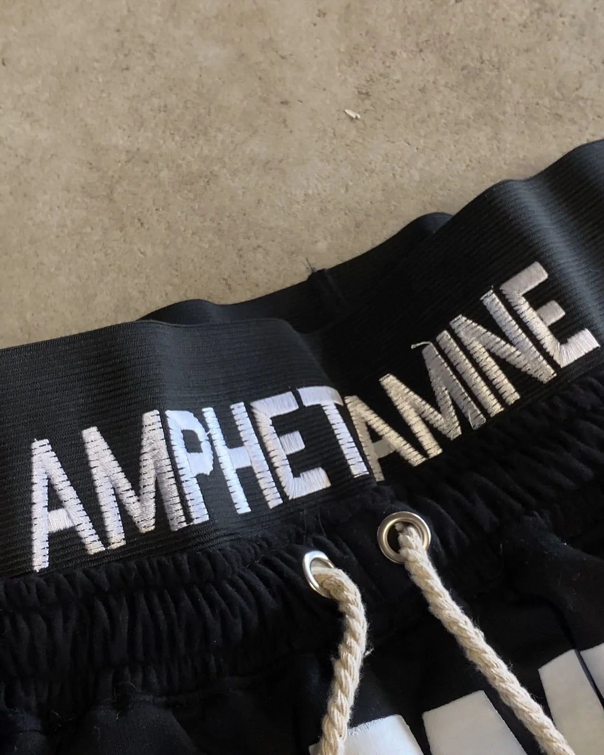Y2K Gothic Striped Embroidered Streetwear Pants