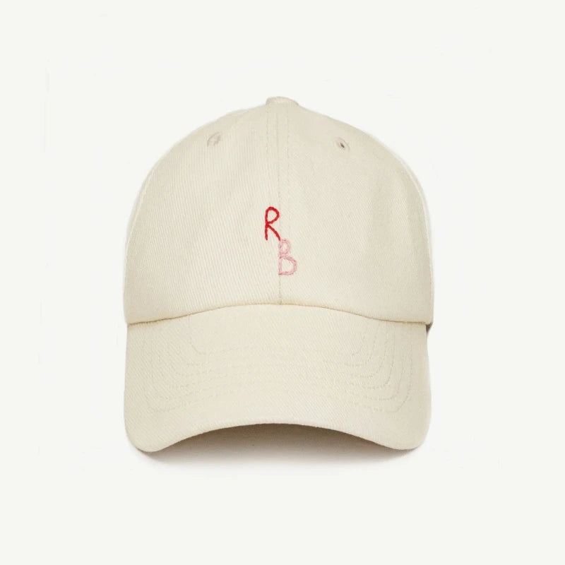 Monogram Cotton Baseball Cap – Hand-Embroidered Dad Hat