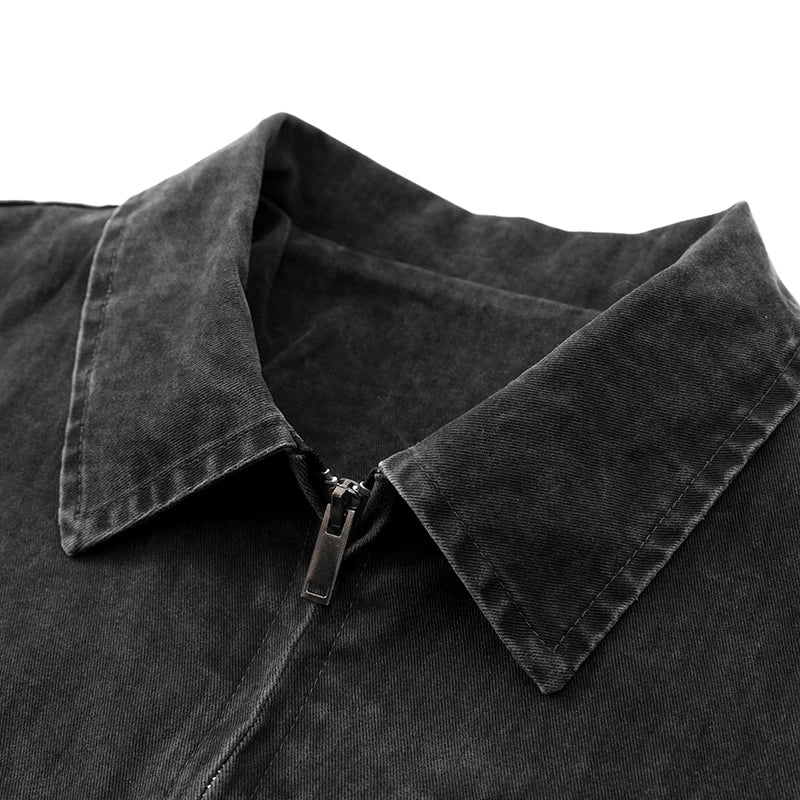 Oversize Loose Men's Denim Jacket Autumn 100% Cotton High Quality Casual Coats Fashion Hip-Hop Rock Streetwear Comfort Outerwear