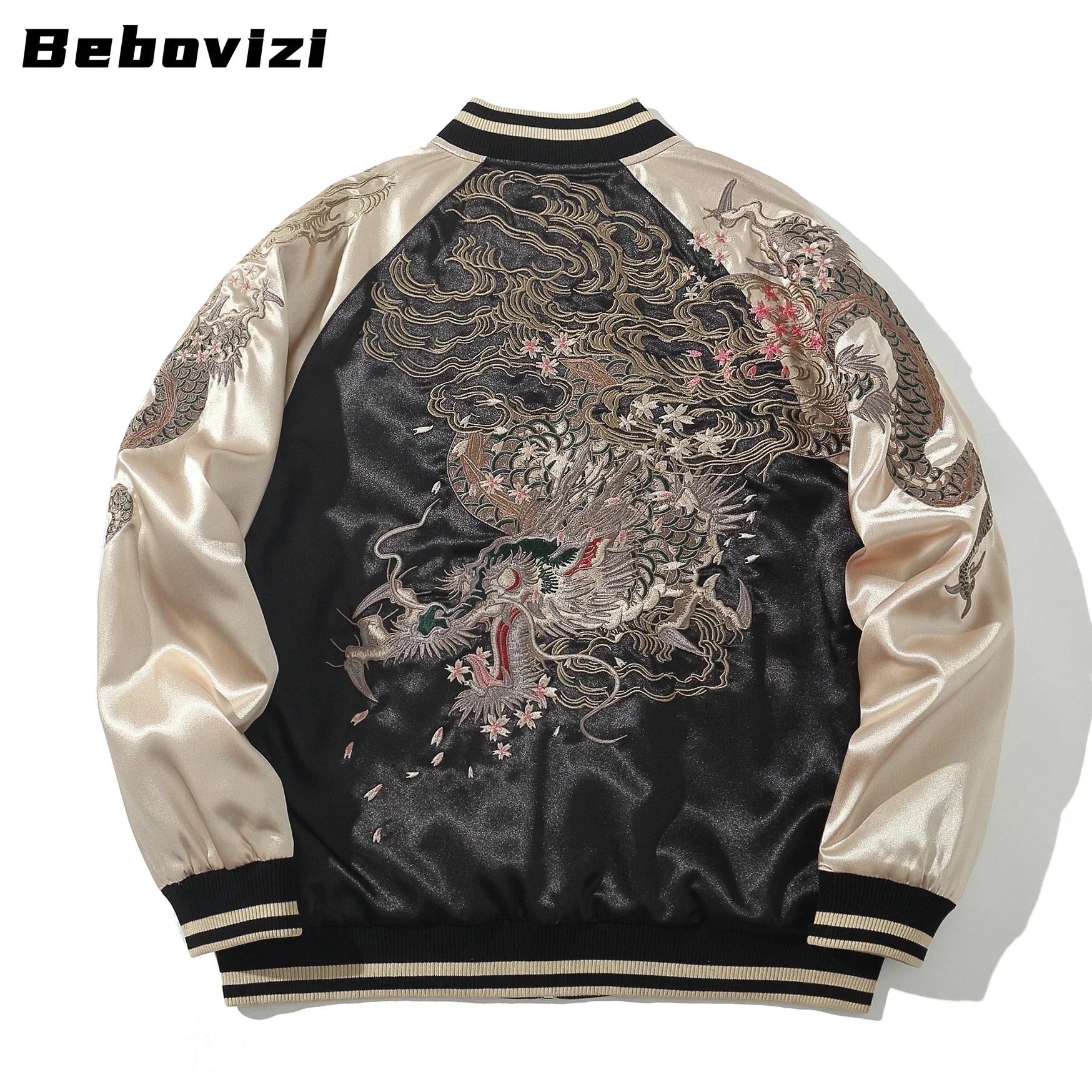 Dragon Embroidered Harajuku Jacket
