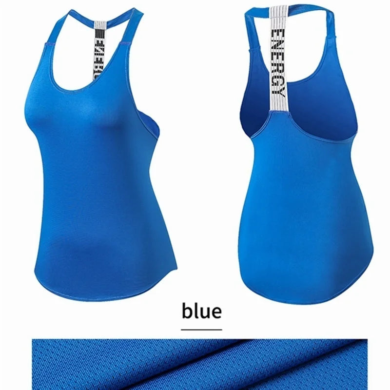Open-Back Activewear Workout Tank