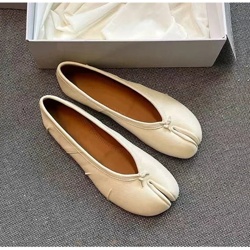 Split Toe Ballet Flats | Tabi Loafers for Women