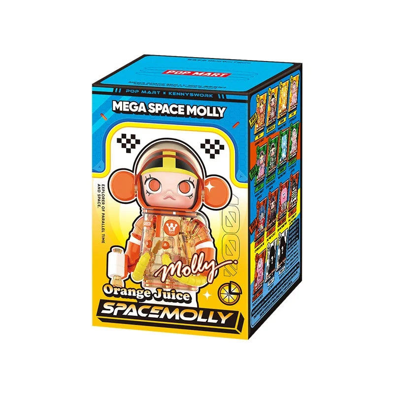 POP MART MEGA SPACE MOLLY 100% Series 4 Blind Box Guess Bag Mystery Box Toys Doll Cute Figure Desktop Ornaments