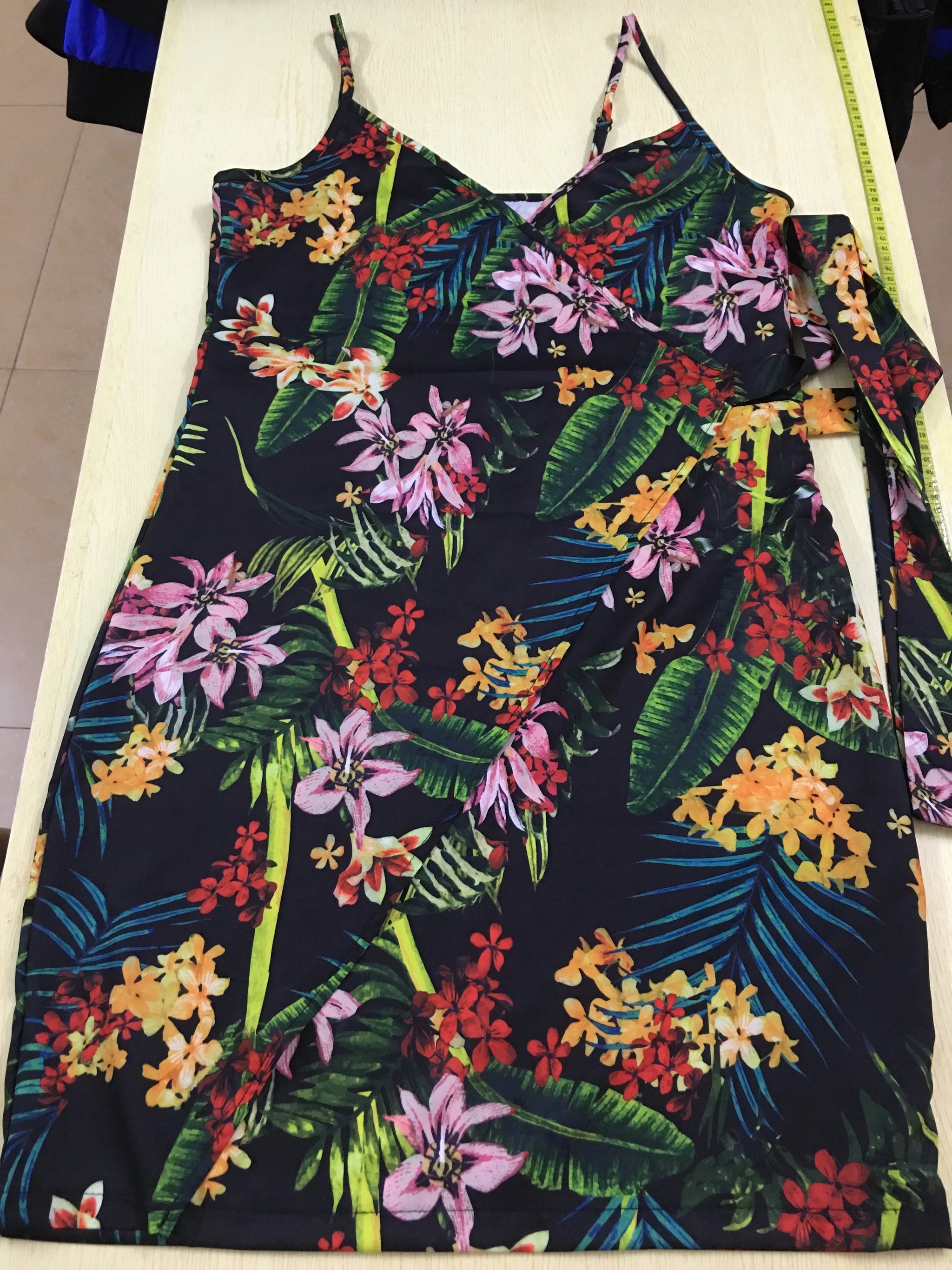 V-Neck Bodycon Mini Dress