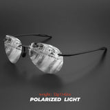 TR90 Frameless Polarized Aviator Sunglasses – Ultralight