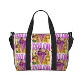 Custom The Eras Tour 1989 Taylor's Swift's American Pop Singer Tote Bag Women Large Capacity Beach Gym Travel Bags