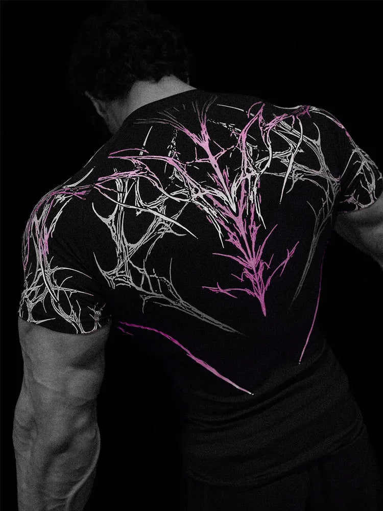 2026 New Men's Gym Compression Shirt Quick Dry Muscle Training Tee High Stretch Athletic Top for Men Summer GYM T-shirt Men's