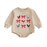 Cozy Animal Print Infant Winter Jumpsuit