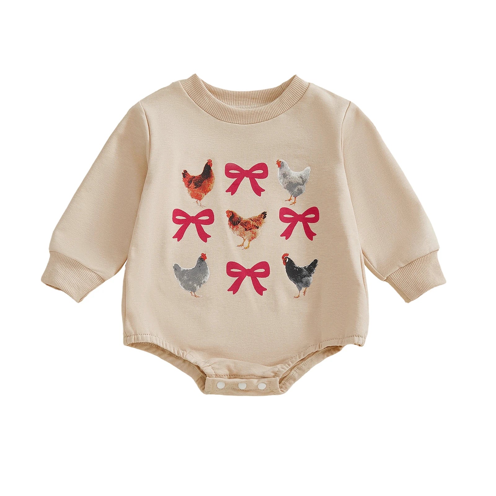 Cozy Animal Print Infant Winter Jumpsuit