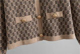 Elegant 3-Piece Geometric Knit Set – USA Made Quality