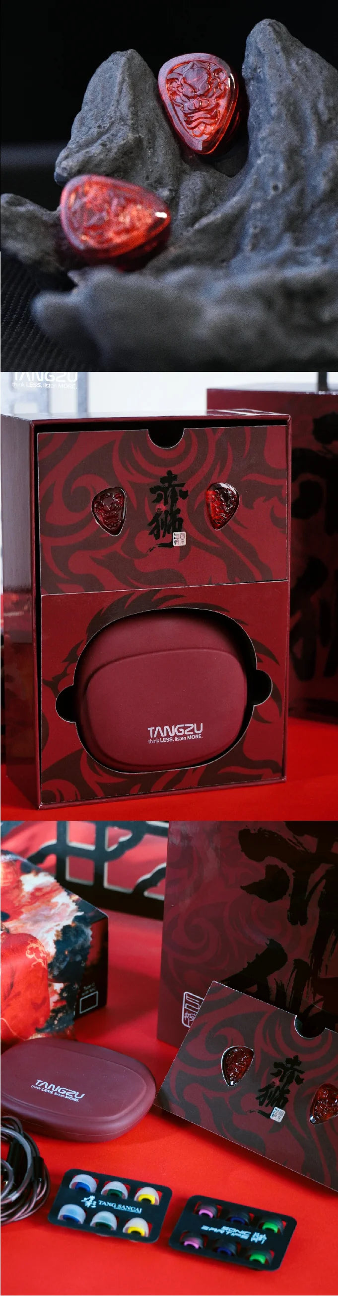 TANGZU Waner 2 Red Lion – HiFi Wired In-Ear Earphones
