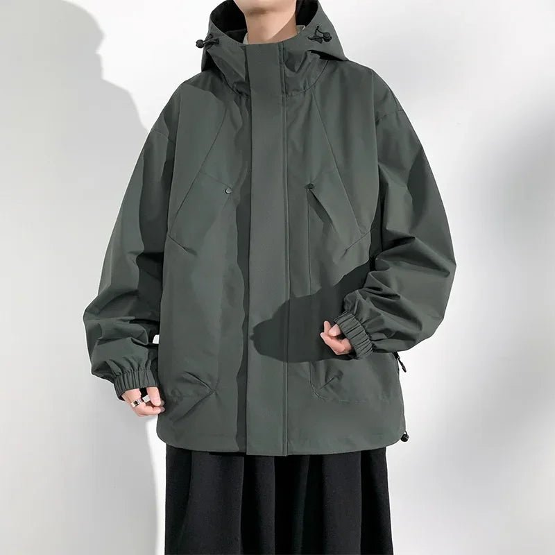 Men's Windbreaker Jacket – Plus Size Casual Outerwear