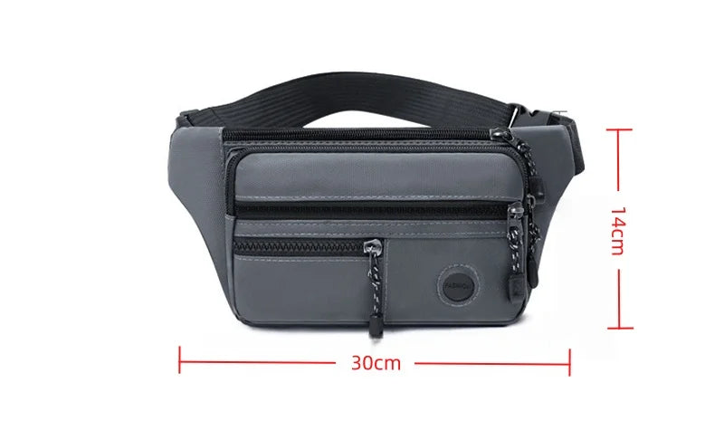Fashion Unisex Waterproof Waist Bag Pack Male Belt Pouch Ladies Kangaroo Hip Phone Work Purse - Travel Gear for Men and Women