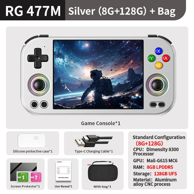 Anbernic RG477M Handheld Game Console 4.7" LTPS